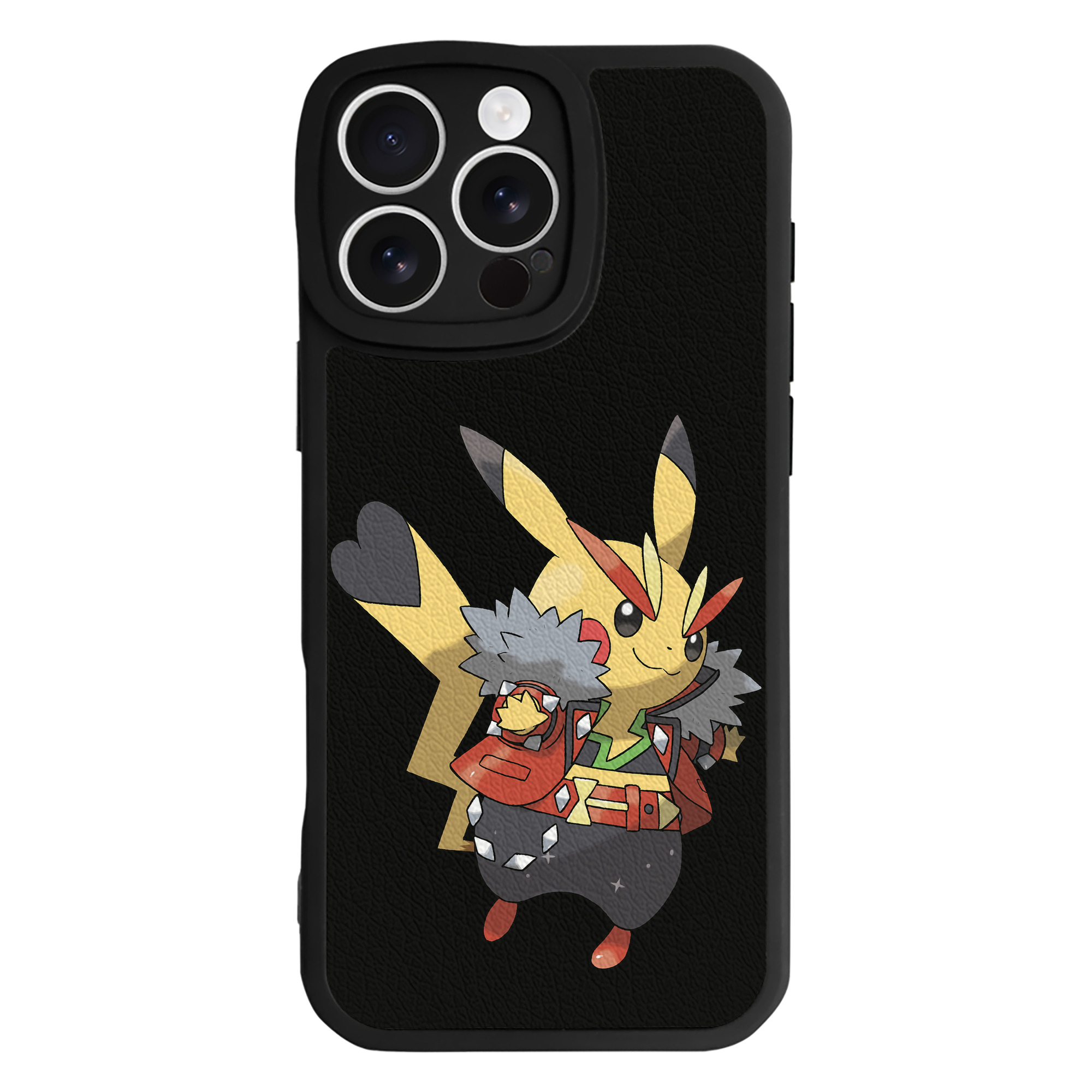 （画像用） ポケットモンスター Pokémon 【iPhone 16シリーズ対応】シリコンスマホケース（レザー調） 材質：シリコン